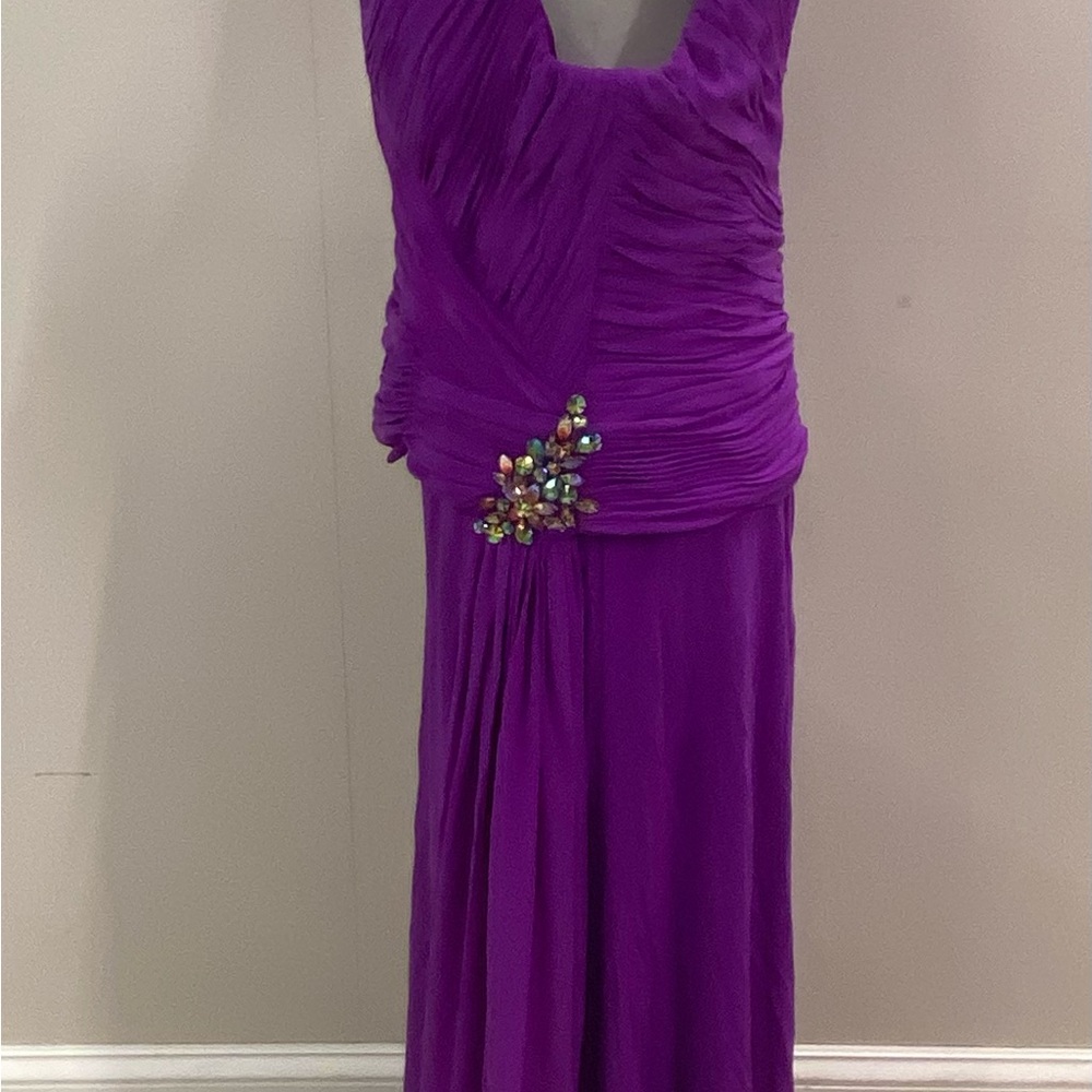 Alyce Paris Purple Maxi Dress - Picture 3 of 5